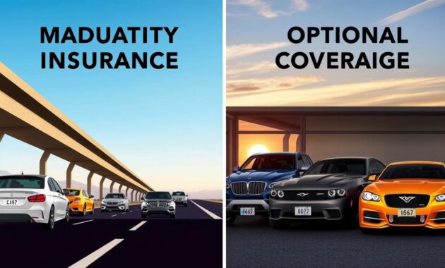 mandatory vs optional insurance coverage